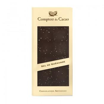 Tablettes - Tablette au chocolat noir et à la fleur de sel 80G - 