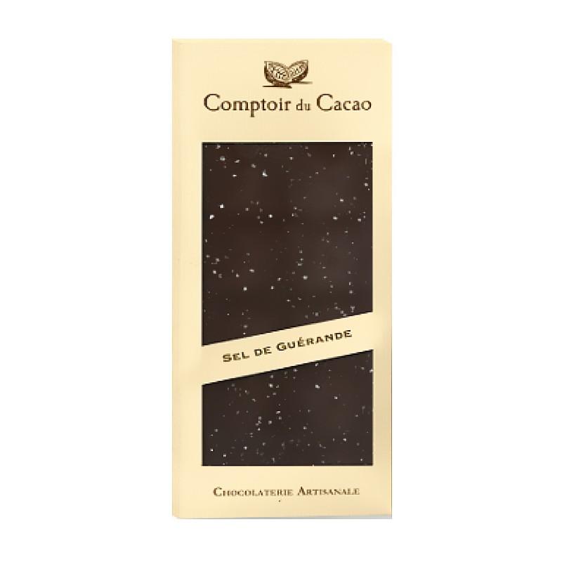 Tablettes - Tablette au chocolat noir et à la fleur de sel 80G - 