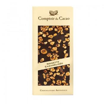 Tablettes - Tablette de chocolat noir à la noisette 80G - 