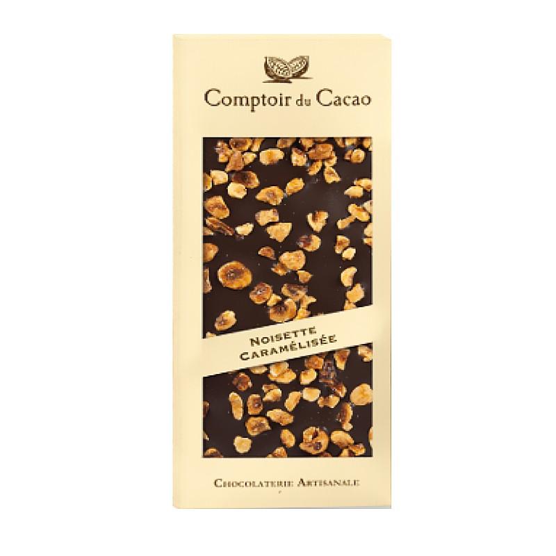 Tablettes - Tablette de chocolat noir à la noisette 80G - 