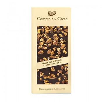 Tablettes - Tablette de chocolat noir à la noix de pécan 80G - 