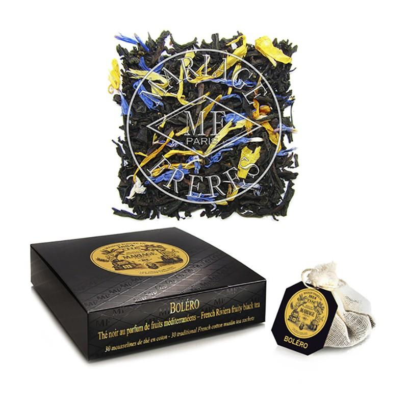 Thés sachets - Thé Boléro - 30 bourses - 