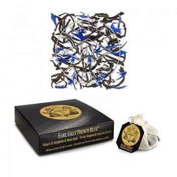 Thés sachets - Thé Earl Grey French Blue - 30 bourses - 