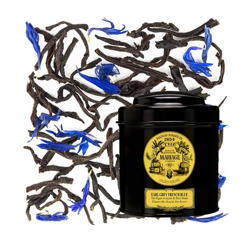 Thés vrac boîtes 100g - Thé Earl Grey French Blue - boite de 100G - 