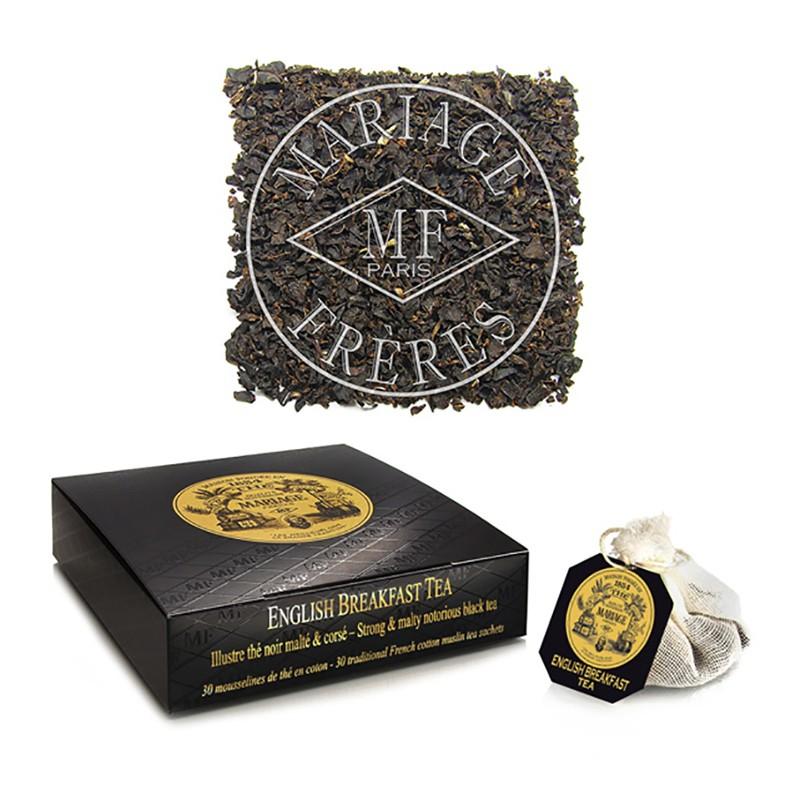 Thés sachets - Thé English Breakfast - 30 bourses - 