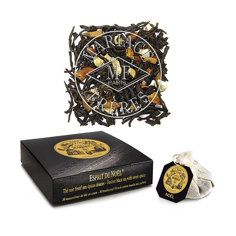 Thés sachets - Thé Esprit De Noël - 30 bourses - 