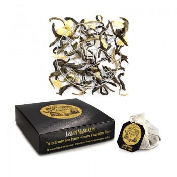 Thés sachets - Thé Jasmin Mandarin - 30 bourses - 