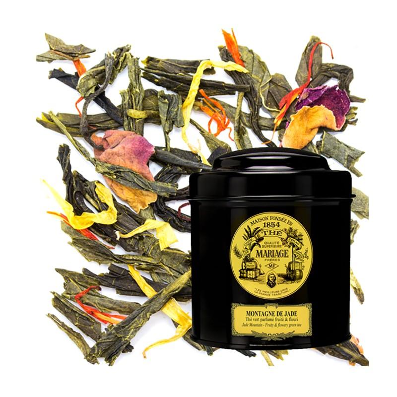 Thés vrac boîtes 100g - Thé Montagne De Jade - boite de 100G - 