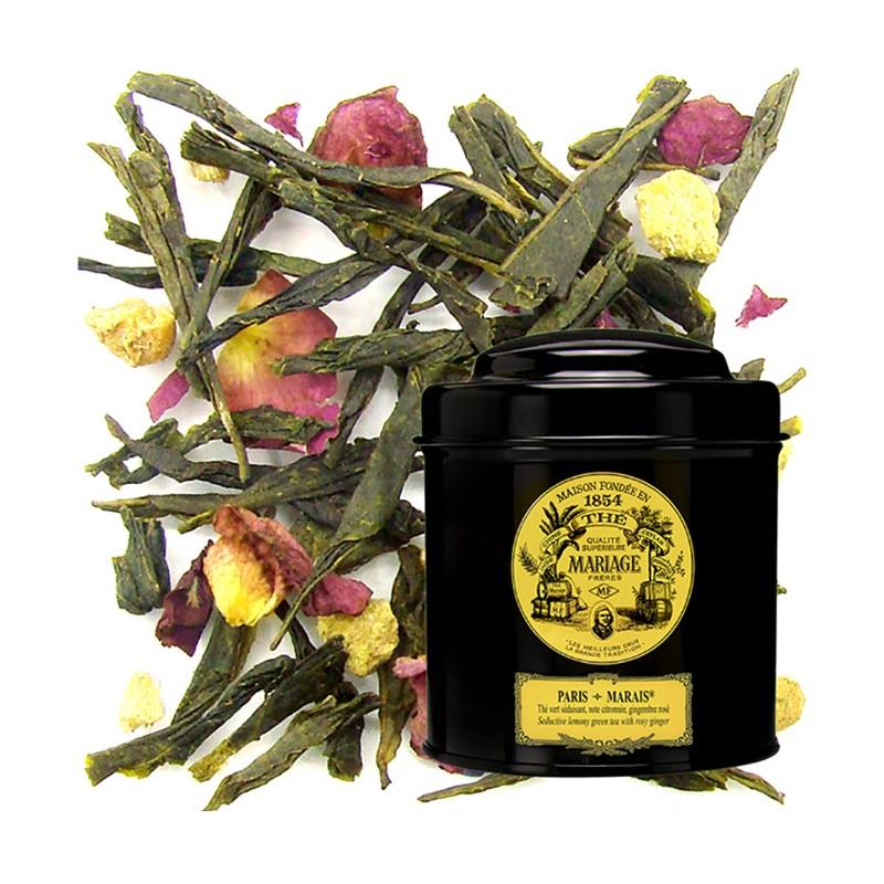 Thés vrac boîtes 100g - Thé Paris-Marais - boite de 100G - 