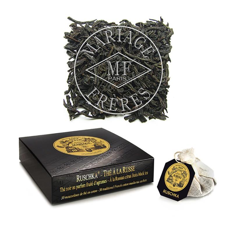 Thés sachets - Thé Ruschka - 30 bourses - 