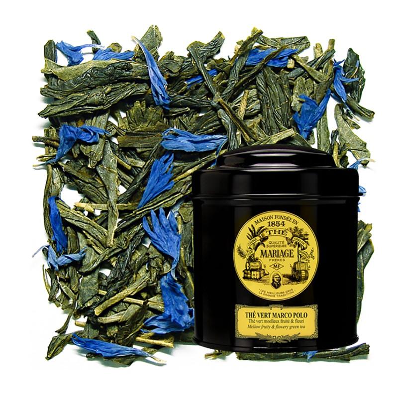 Thés vrac boîtes 100g - Thé Vert Marco Polo - boite de 100G - 