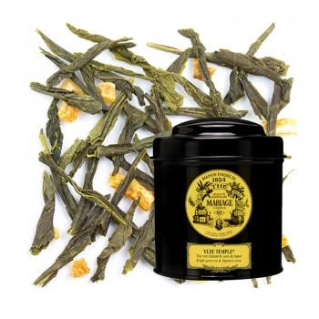 Thés vrac boîtes 100g - Thé Yuzu Temple - boite de 100g - 
