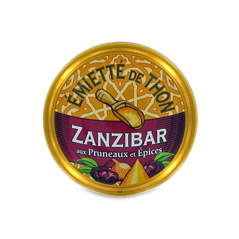 Conserves de poissons - Emiette De Thon Zanzibar 1/10 80G - 