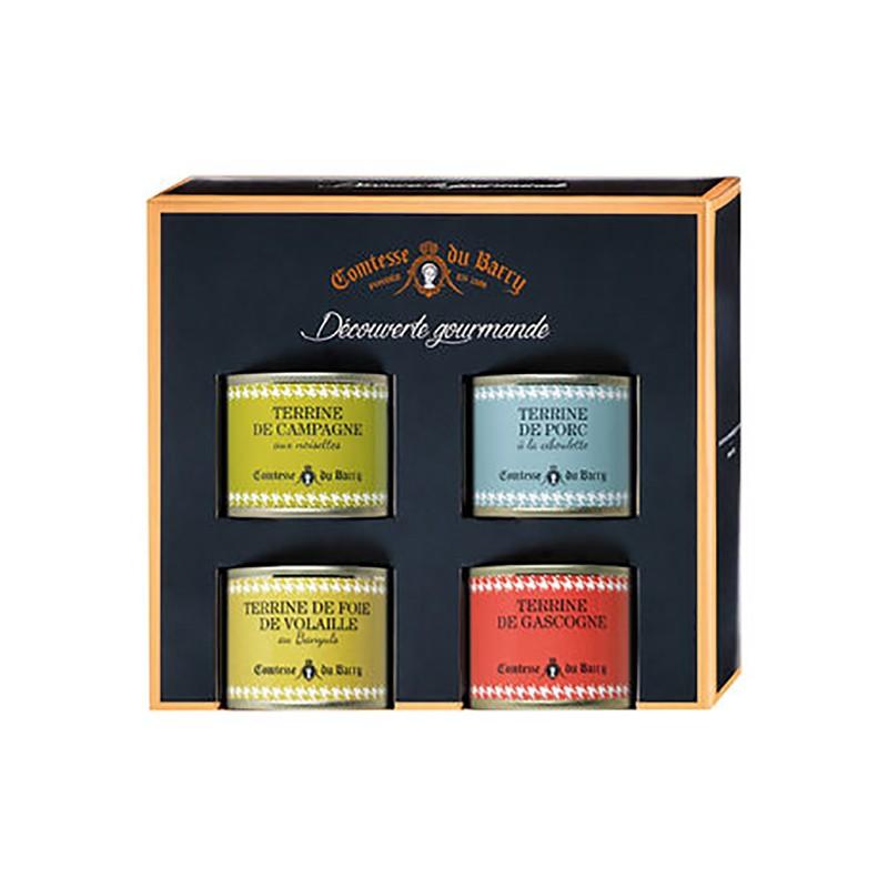 Coffrets cadeaux & assortiments - Assortiment Terrines Decouverte Gourmande 4X70G - 