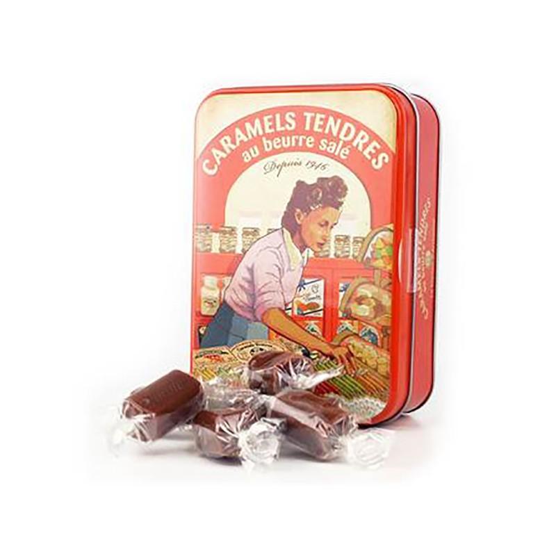 Caramels - Boite en Fer Caramels Armorine 150G - 