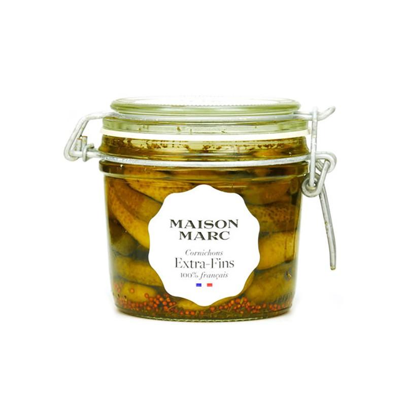 Garnitures & accompagnements - Cornichons Extra-Fins Bocal 250G - 