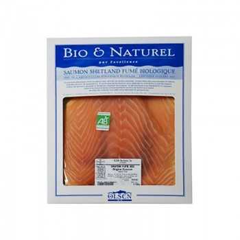 Saumons - Saumon Fumé Ecossais Shetland Bio Tranché Main 150G - 