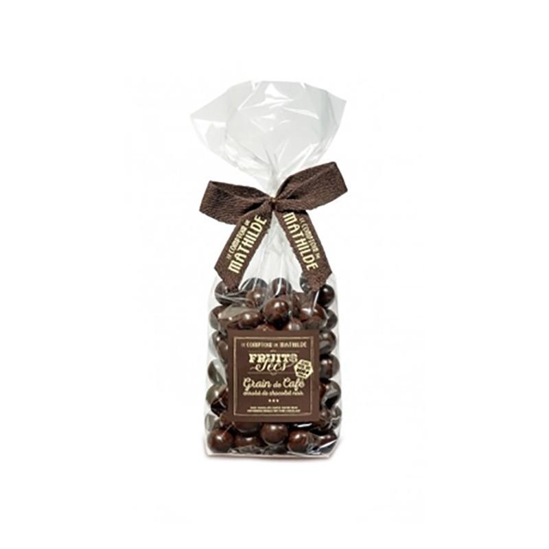 Sachets de chocolat - Grains De Café Enrobés De Chocolat Noir 200G - 