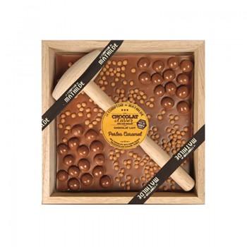 Chocolats fantaisies - Chocolat à Casser Perles Caramel Chocolat au Lait 400G - 