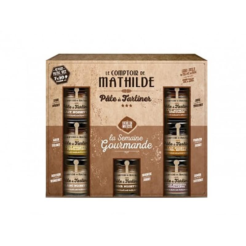 Chocolat à patisser - Le Semainier De Pâtes À Tartiner 7x30G - 