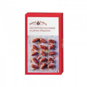 Apéritifs carnés - Petites Saucisses Au Piment D'Espelette 200G - 
