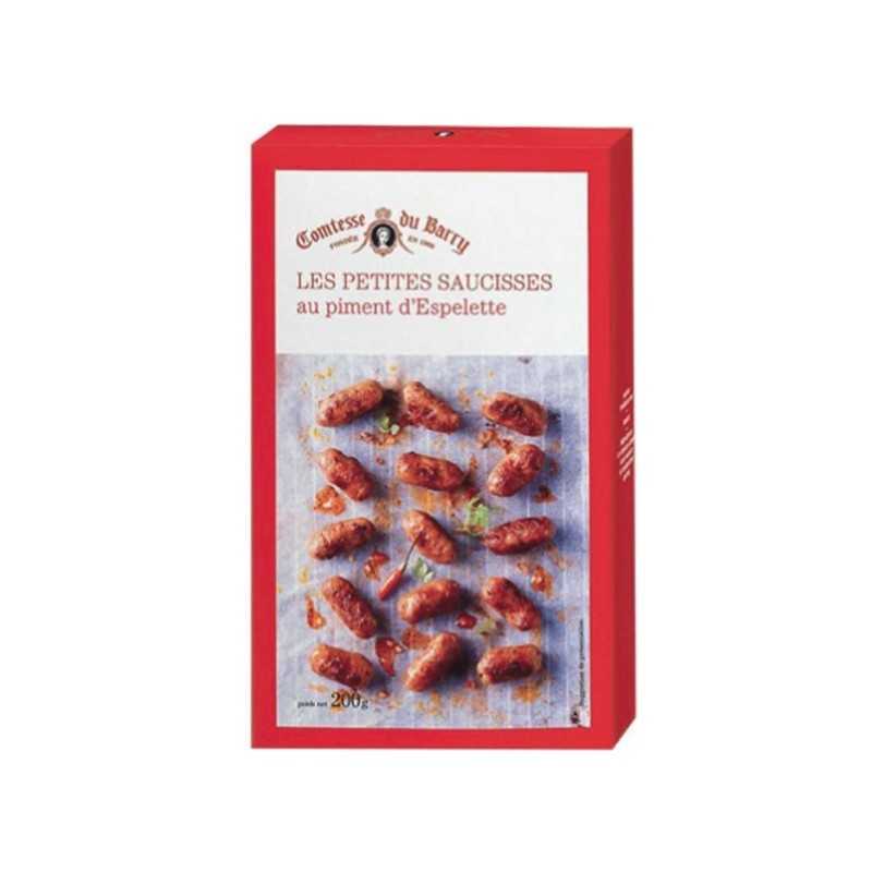 Apéritifs carnés - Petites Saucisses Au Piment D'Espelette 200G - 