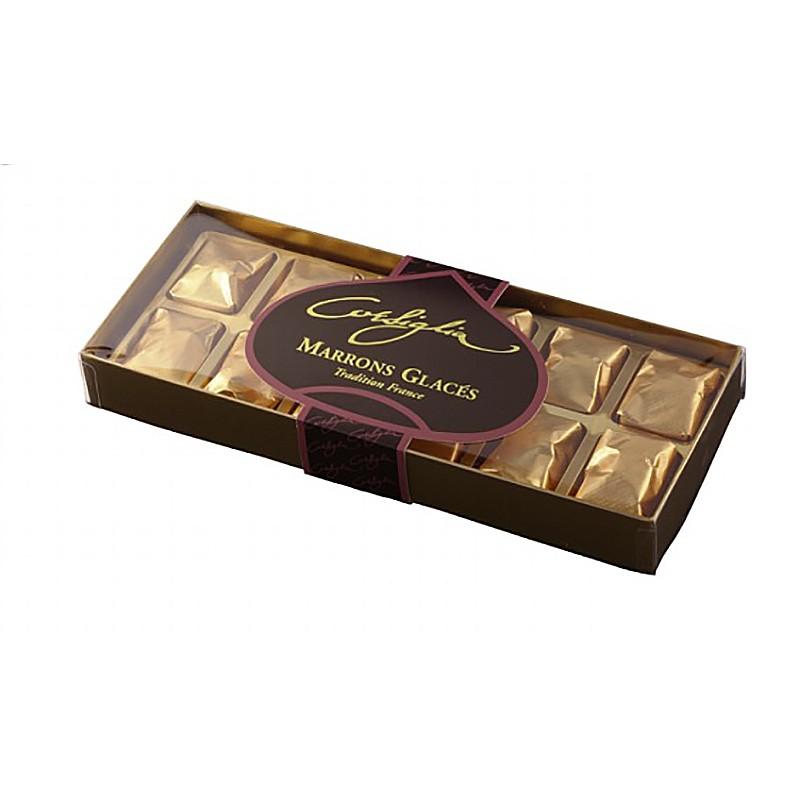 Marrons glacés - Boite Transparente De 12 Marrons Glacés 240G - 