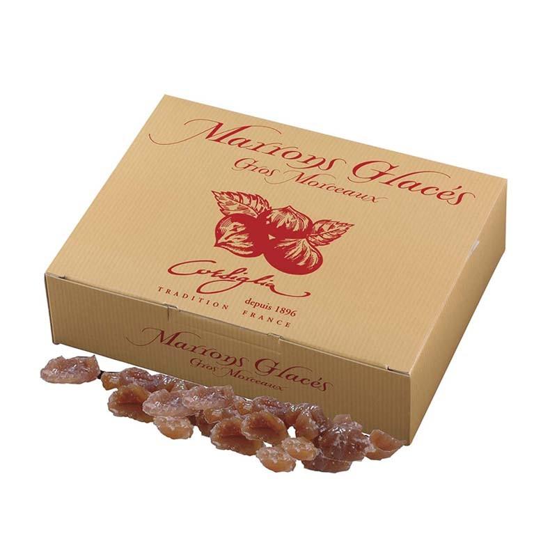 Marrons glacés - Coffret de Morceaux de Marrons Glacés 250G - 