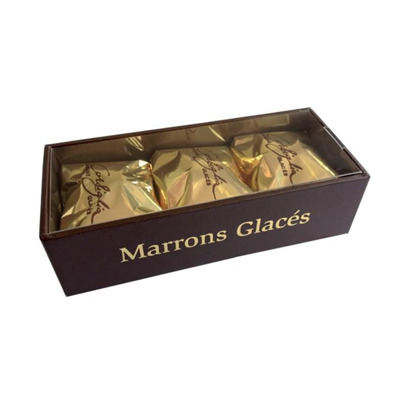 Marrons glacés - Reglette de 3 Marrons Glacés 60G - 