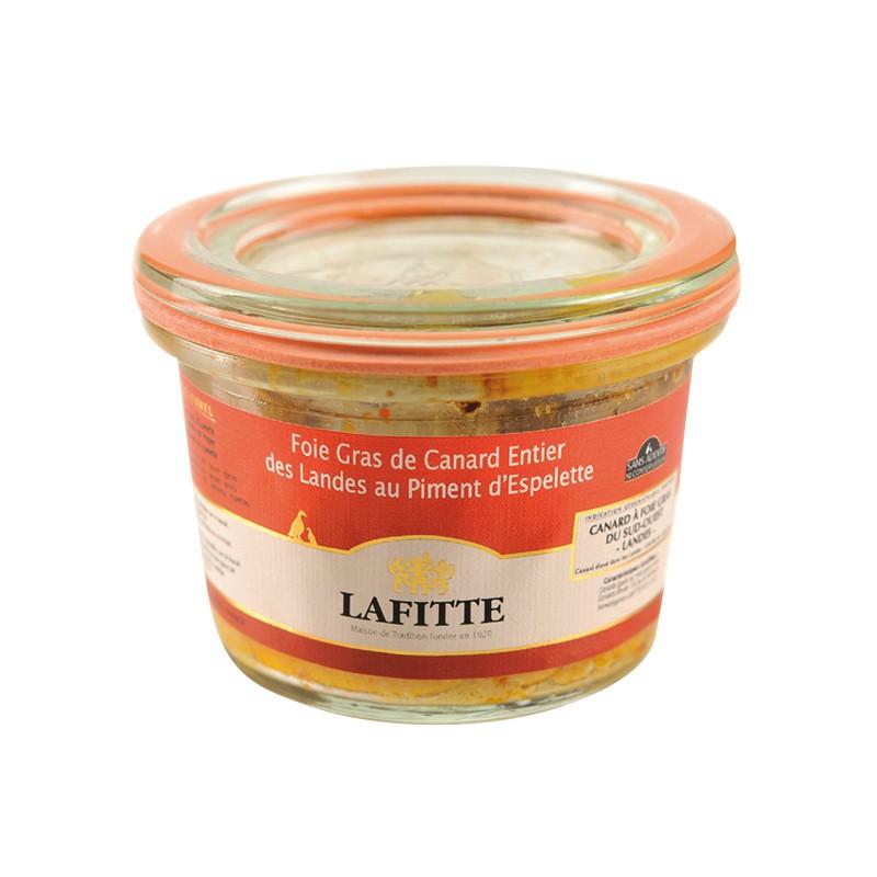 Foie gras - Foie gras de canard mi-cuit piment d'Espelette 200G - 