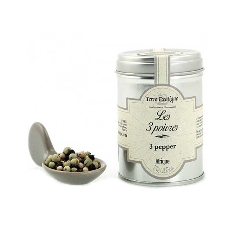 Poivres - Les 3 poivres de Penja 75G - 