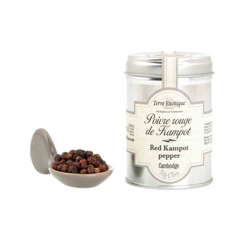 Poivres - Poivre rouge de Kampot 50G - 