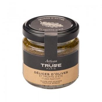 Produits à la truffe - Délice d'olives à la truffe d'été 80G - 