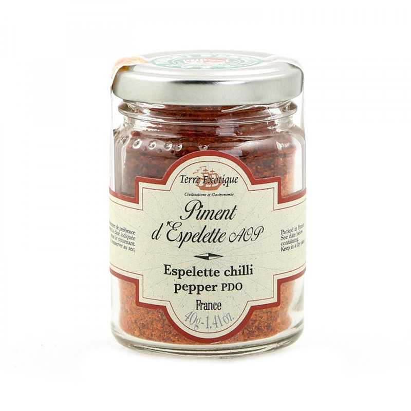 Epices - Piment d'Espelette A.O.C en poudre 40G - 