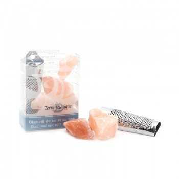 Coffrets cadeaux - Diamant de sel de l'Himalaya et sa râpe 400G - 