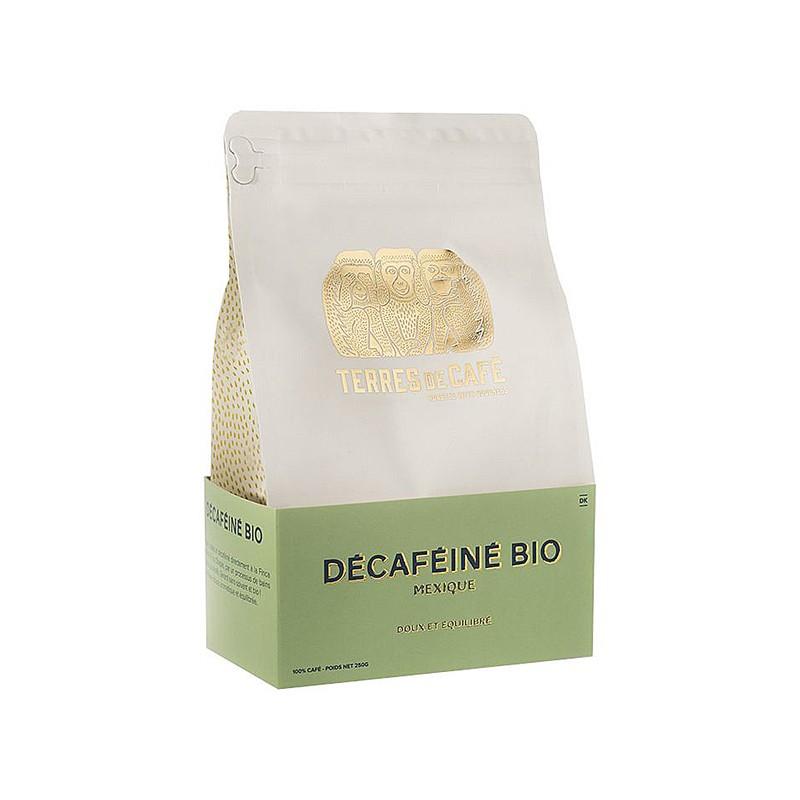 Sachets de café en grain - Café en Grains Mexique Décaféiné Bio 250G - 