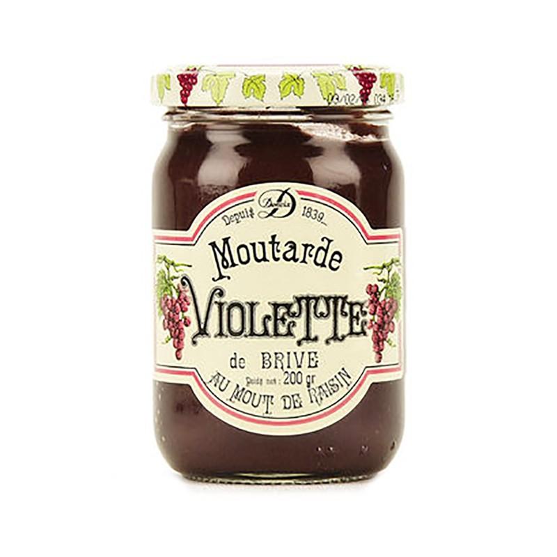 Moutardes - Moutarde violette de Brive 200G - 