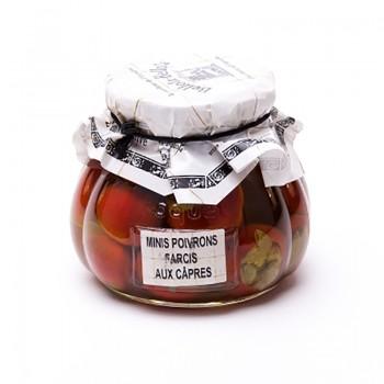 Amuses-bouches - Minis poivrons farcis aux câpres 240G - 