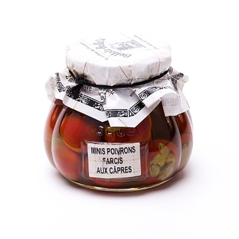 Amuses-bouches - Minis poivrons farcis aux câpres 240G - Amuses-bouches - Minis poivrons farcis aux câpres 240G -