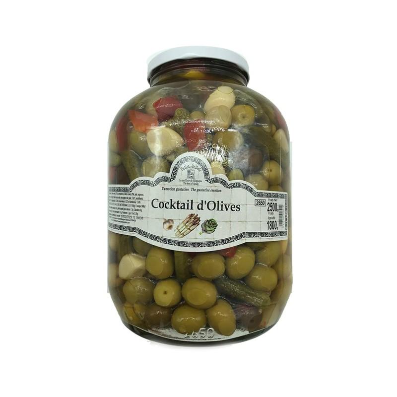 Condiments pour accompagnement - Cocktail d'olives 2.5KG - 