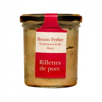 Terrines, rillettes & pâtés - Rillettes de porc 160G - 