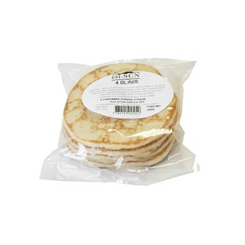 Blinis & pains - 4 grands blinis 200G - 