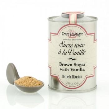 Ingrédients & aide à la pâtisserie - Sucre roux à la vanille 250G - 