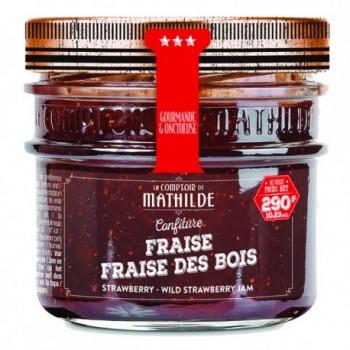 Créations originales - Confiture de Fraise et Fraise des Bois 290G - 