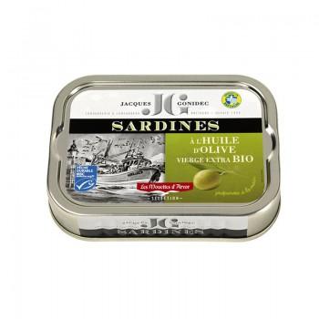 Sardines à l'huile d'olive Bio 100G