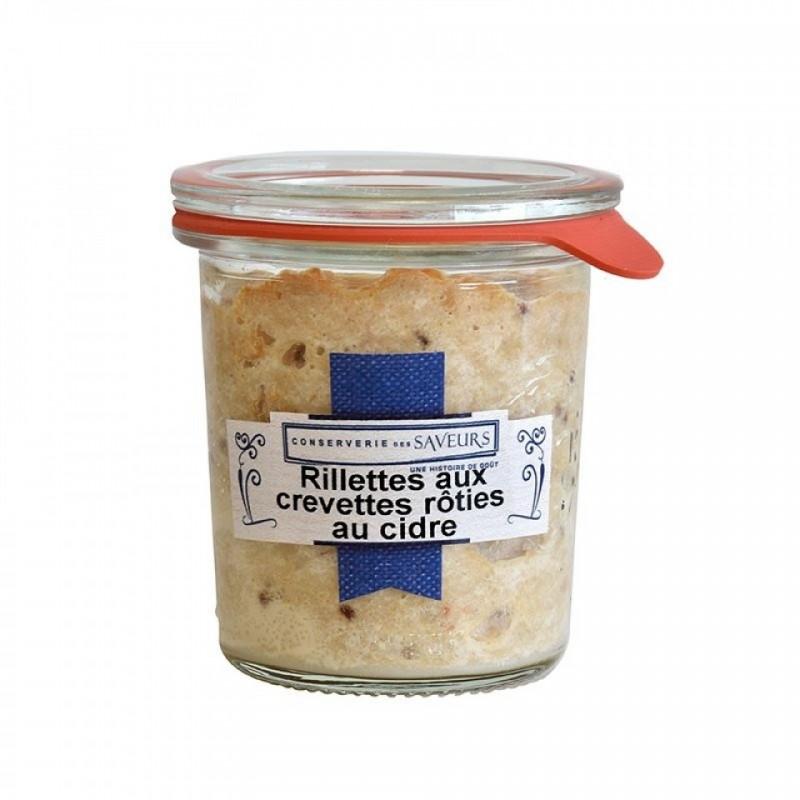 Tartinables - Rillettes de crevettes rôties au cidre 100G - 