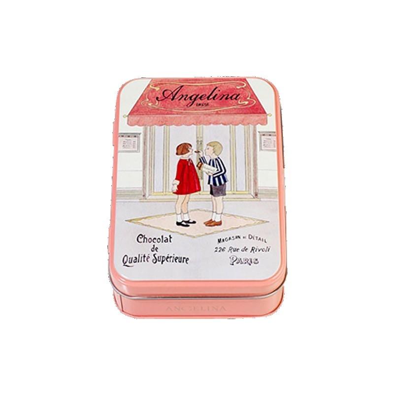 Coffrets & ballotins de chocolats - Boîte en fer de mini giandujas 100G - 