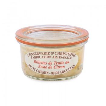 Rillettes de truite aux zestes de citron 100G