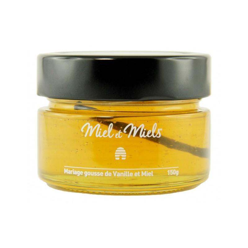 Miel et gousse de vanille 150G Miel et gousse de vanille 150G