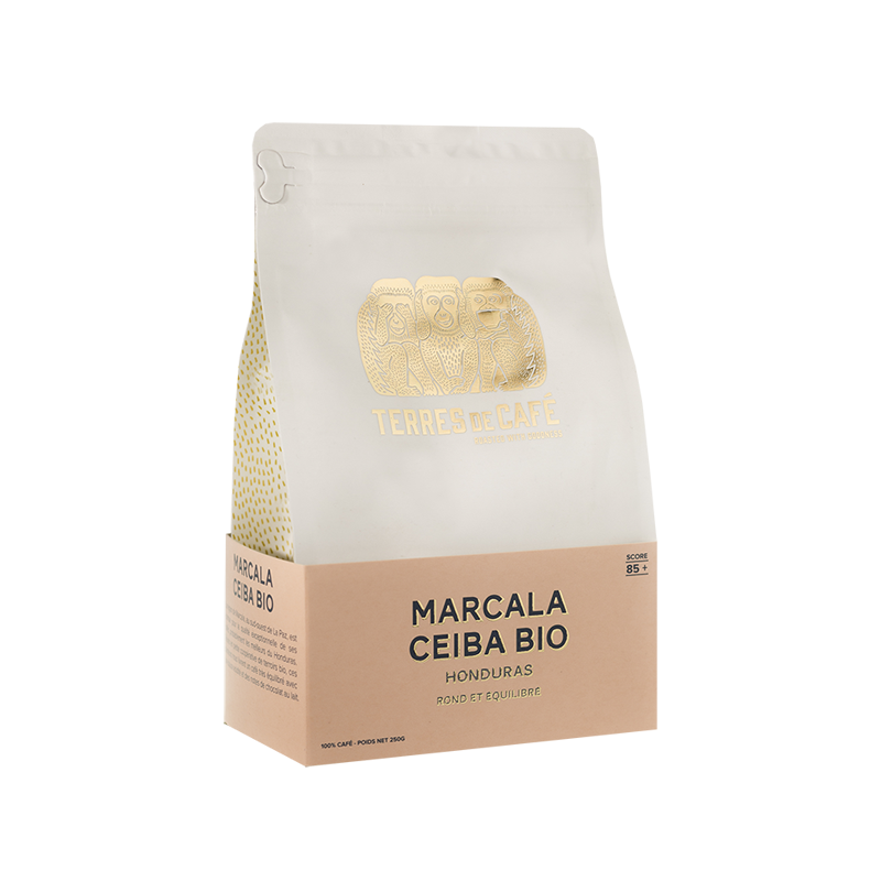 Café en Grains Honduras Marcala Ceiba Lavé 250G